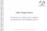 Alter-Pro: CRCC Petrobras registration process