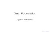 Gujri Foundation Logo in the Works