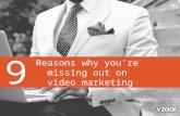 Statistics: 9 Reasons Why You're Missing Out On Video Marketing