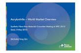 Acrylonitrile – World Market Overview