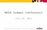 MEDA Summer Conference - A Sales Presentation by Mike Gill