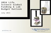 2016 Global Life Science Funding & Lab Budget Outlook