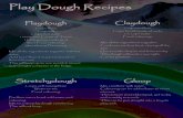 Play Dough Recipe Card
