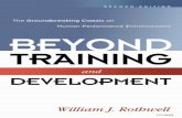 Beyond training and development
