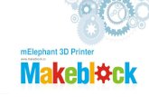 Makeblock m elephant 3d printer kit