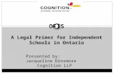 A Legal Primer for Independent Schools in Ontario