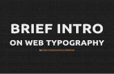 Web Typography