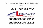 L zone ppt by a l realty, 8800386222