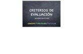 Criterios evaluación principio de curso