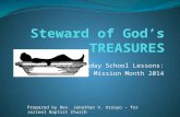 Steward of god’s treasures1