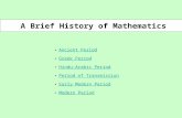 History of math powerpoint