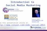 Introduction to Social Marketing