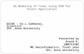 3D tree modeling