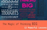 The magic of thinking big group 13