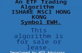For Sale ETF Hong Kong trading algorithm