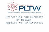 1.1.2.a principles and elements of design applied to architecture
