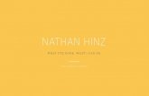 Nathan Hinz: Design & Marketing Capabilities