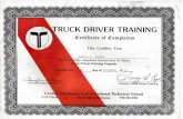 Driver Training Certificates