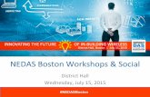 NEDAS Boston Workshop Presentations - July 15, 2015