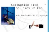 Corruption free Professional Practice