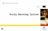 Blackboard training - Early warning system