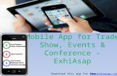 Smart phone app for trade show exhibits to maximize productivity at exhibition stalls - ExhiAsAp