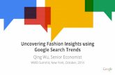 Uncovering Fashion Insights using Google Search Trends