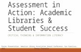 Assessment in action present to library