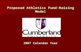 Proposed Athletic Fund-Raising Model