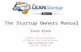 The startup owners manual sxsw