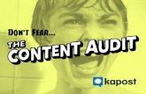 Don't Fear the Content Audit