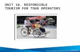Unit 16: Responsible Tourism For Tour Operators