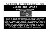 Common Information On black and white photography