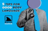 5 Tips for Good Body Language in your Next Presentation