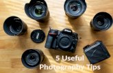 5 useful photography tips