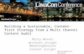 LavaCon MultiChannel Content Audit Preview Weaver