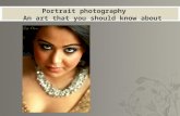 Portrait photography – An art that you should know about