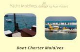 Boat charter maldives