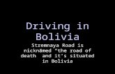 Driving in Bolivia