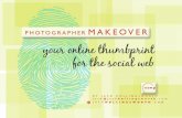 photographer makeover: your online thumbprint for the social web