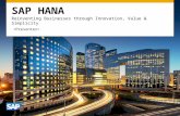 Sap hana l1  -reinventing real-time businesses through innovation, value & simplicity (high quality)