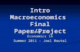 Intro macroeconomics