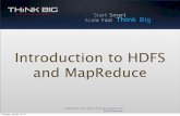 Intro to HDFS and MapReduce