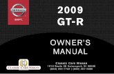 2009 GT-R OWNER'S MANUAL