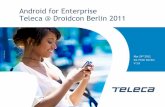 Android for Enterprise - Teleca @ Droidcon Berlin 2011