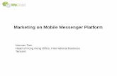 Social Business Conference 2013 - Marketing on Mobile Messenger Platform