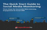 The Quick Start Guide to Social Media Monitoring