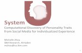 System U: Computational Discovery of Personality Traits from Social Media for Individualized Experience