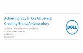 Achieving Buy In On All Levels: Creating Brand Ambassadors