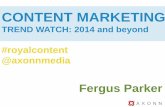 The Future of Content Marketing #royalcontent